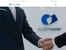 Tablet Screenshot of mybitwallet.com